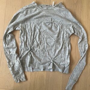 Helmut Lang women’s cashmere sweater gray